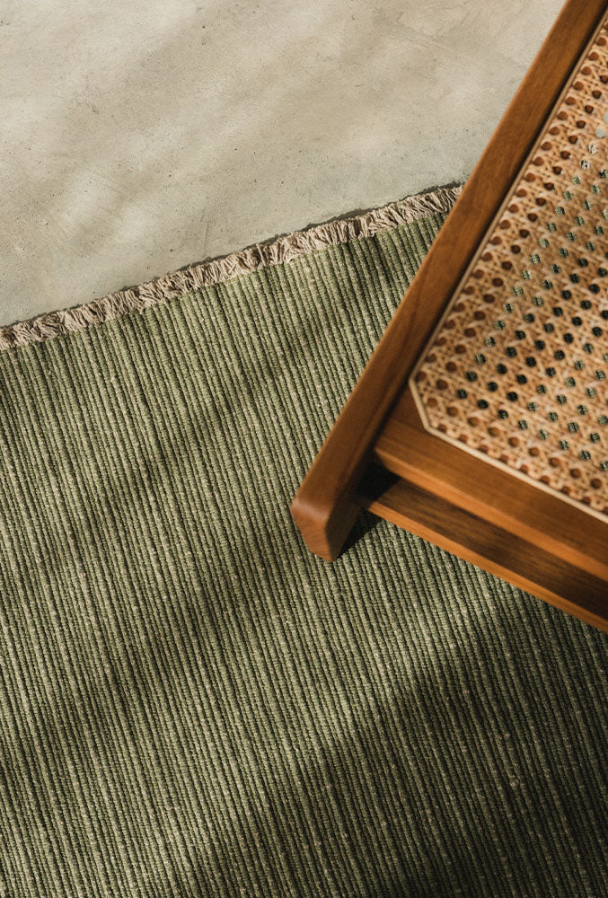 Handloom Rug  Kaki