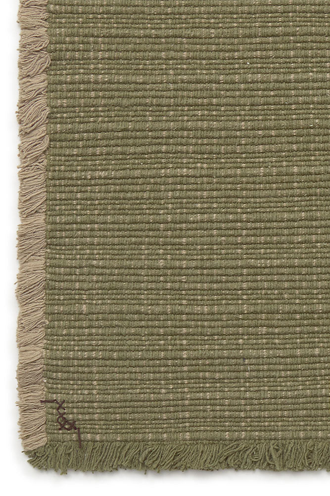 Handloom Rug  Kaki