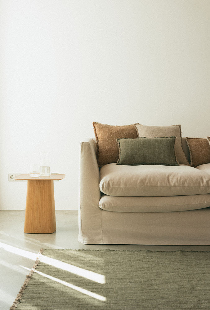 Handloom Rug  Kaki