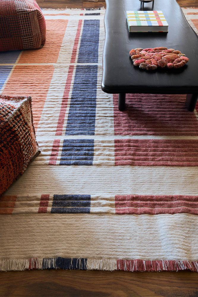 HANDLOOM TEPPICH COLUMNS MULTI COLOR