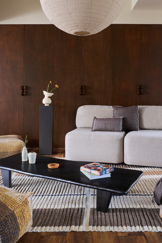 HANDLOOM RUG COLUMNS NATURAL