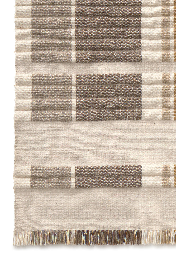 HANDLOOM RUG COLUMNS NATURAL