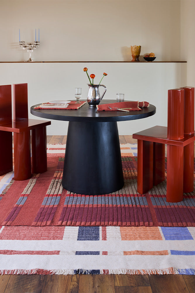 HANDLOOM RUG COLUMNS SIENNA
