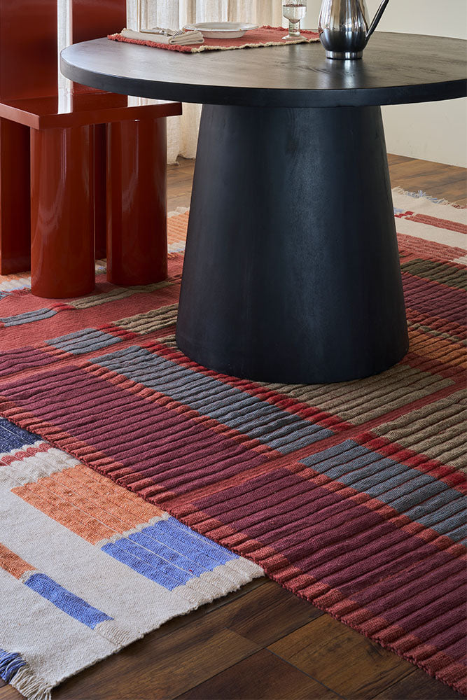 HANDLOOM RUG COLUMNS SIENNA