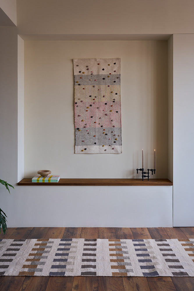 HANDLOOM LÄUFERTEPPICH INTERSECTING NATURAL