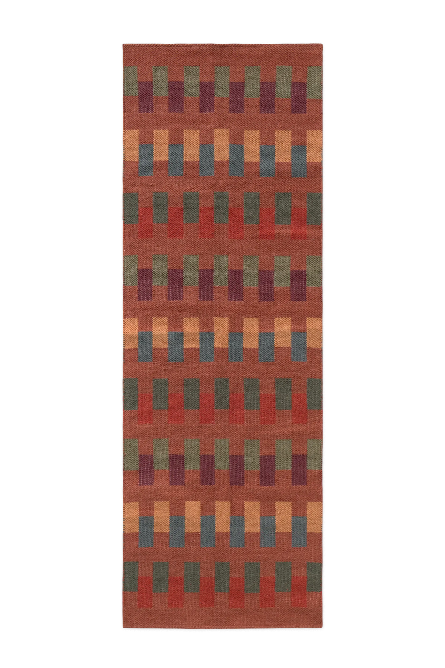 TAPIS DE COULOIR HANDLOOM INTERSECTING SIENNA