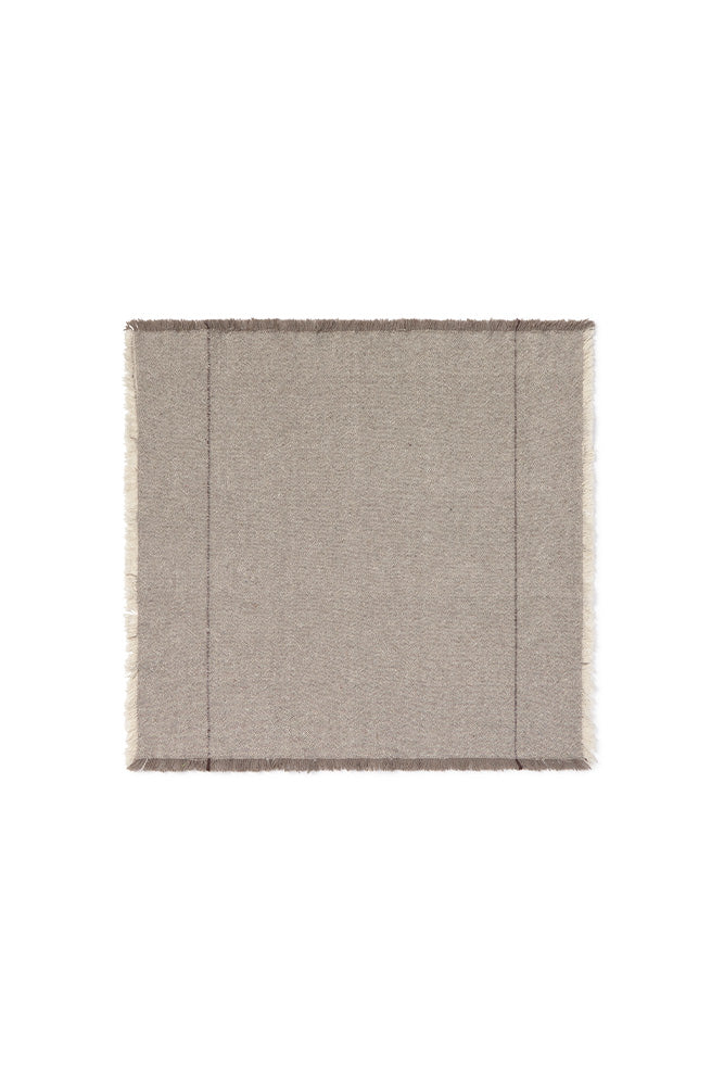 SERVIETTES HANDLOOM GREIGE (SET DE 4)