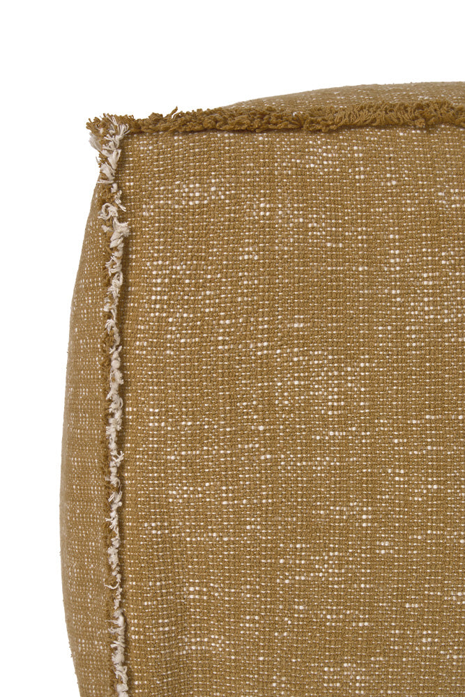 Pouf Handloom Ochre