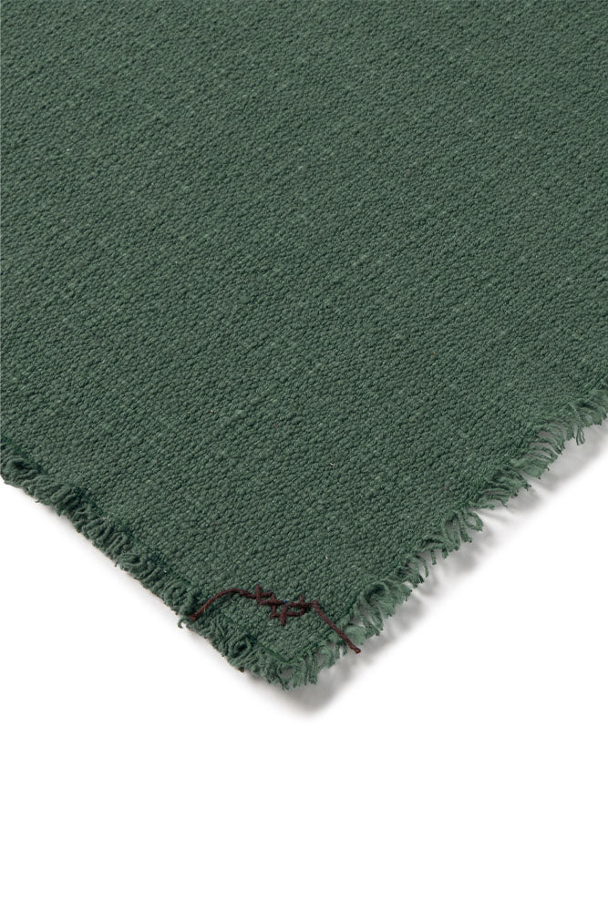 Handloom Placemats Duck green (Set of 2)