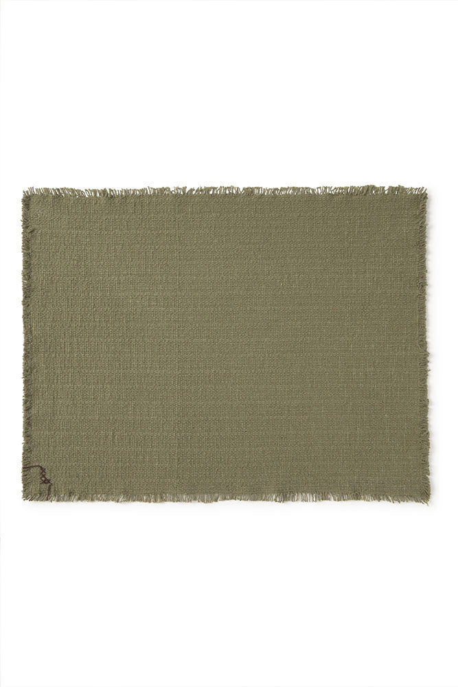 Handloom Placemats Kaki (Set of 2)