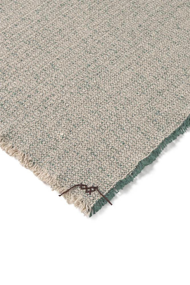 Handloom Placemats Natural and Duck Green (Set of 2)