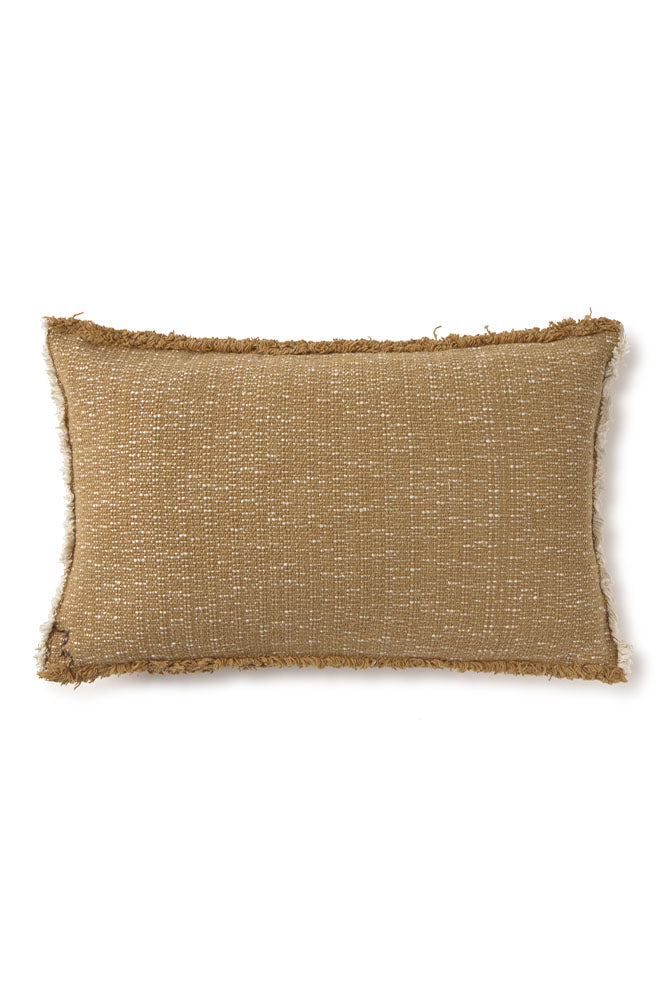 COUSSIN RECTANGULAIRE HANDLOOM OCHRE