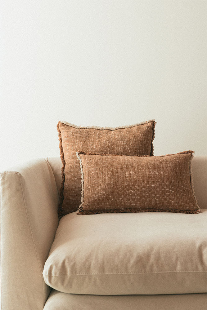 KISSEN RECHTECKIG HANDLOOM OCHRE