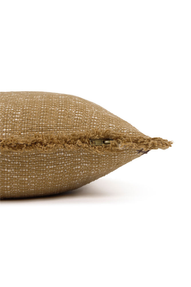 COUSSIN RECTANGULAIRE HANDLOOM OCHRE