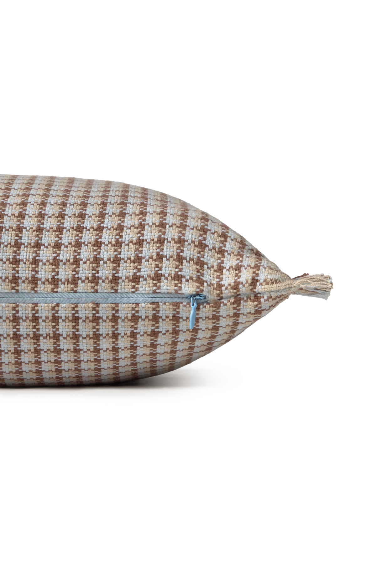 CUSHION PEPITA BLUE