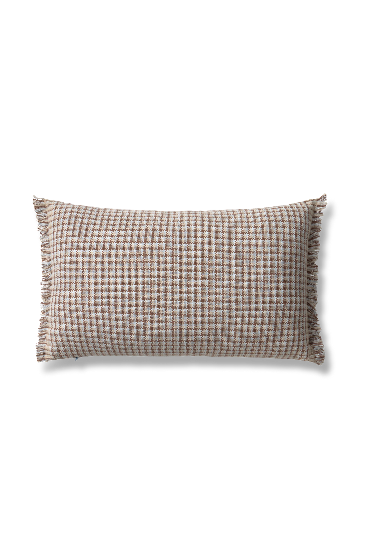 CUSHION PEPITA BLUE