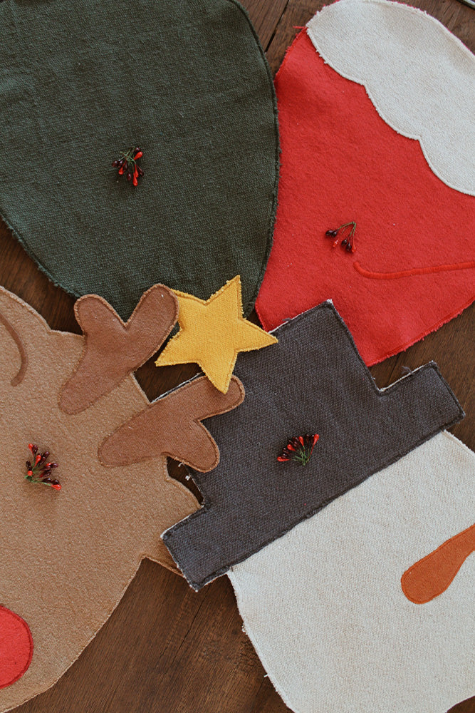 WEIHNACHTS-PLATZSETS (4ER-PACK)