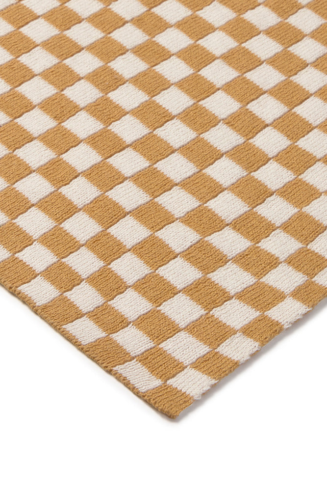 COUVERTURE TRICOTÉE TILES HONEY