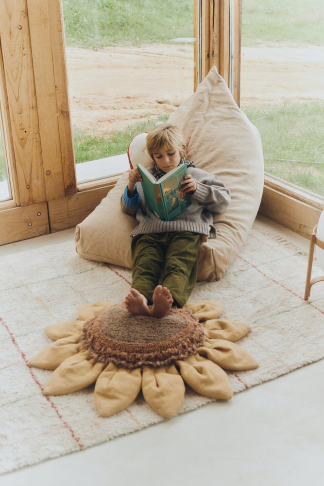 FLOOR CUSHION SUNFLOWER