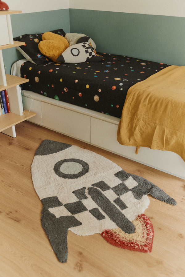 TAPIS EN COTON LAVABLE ROCKET