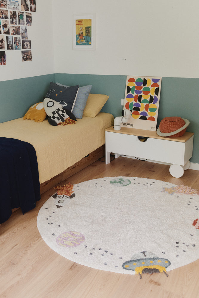 TAPIS EN COTON LAVABLE INTERSTELLAR JOURNEY