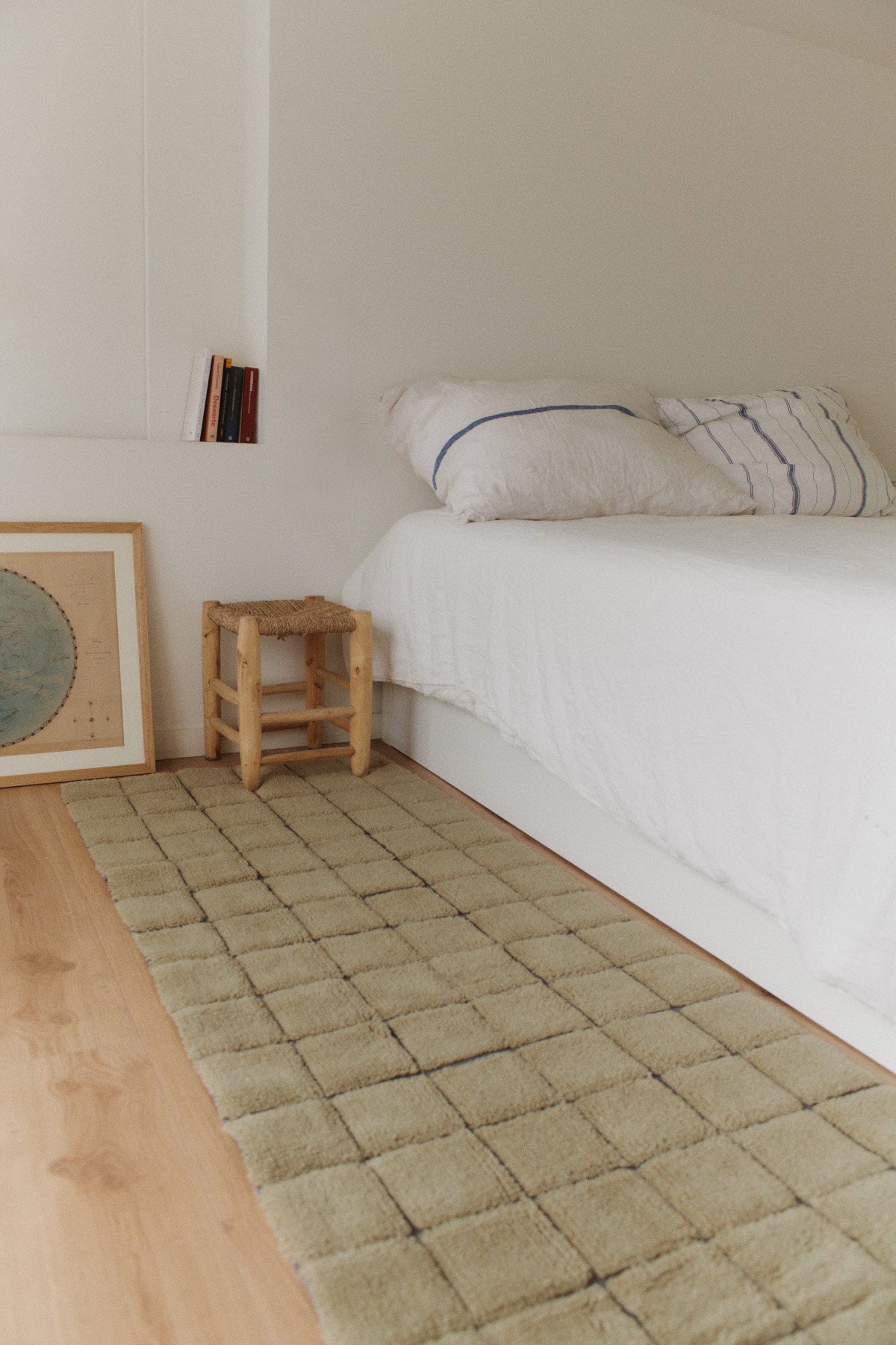 TAPPETO IN LANA PER CORRIDOIO MOSAIC MOSS
