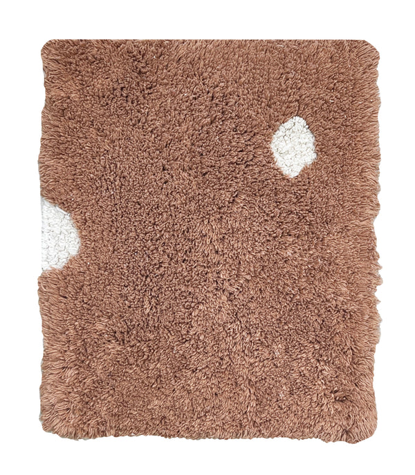 ÉCHANTILLON DE TAPIS LAVABLE MINI DOT CHESTNUT