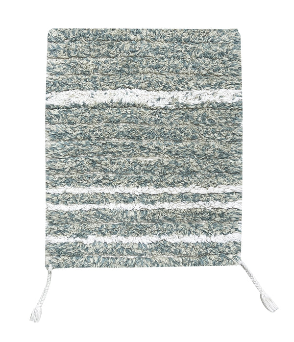 SWATCH REVERSIBLE WASHABLE RUG TWIN VINTAGE BLUE