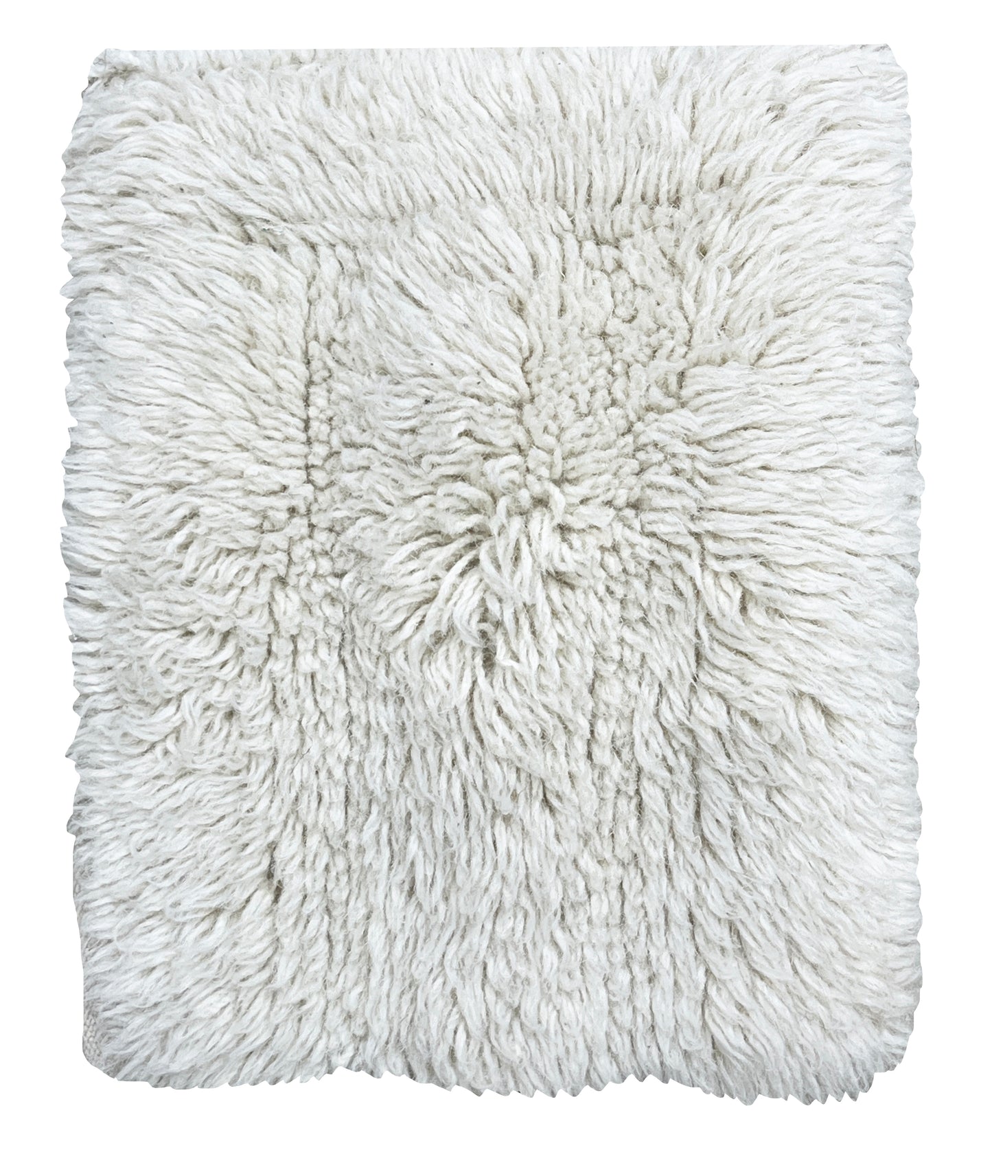 ÉCHANTILLON DE TAPIS LAVABLE DE LAINE DUNES - SHEEP WHITE