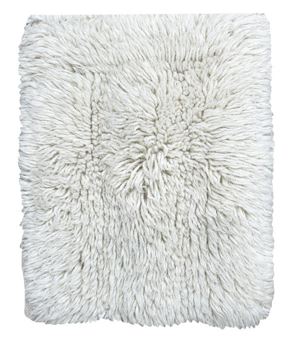 MUESTRA ALFOMBRA LAVABLE DE LANA DUNES - SHEEP WHITE.