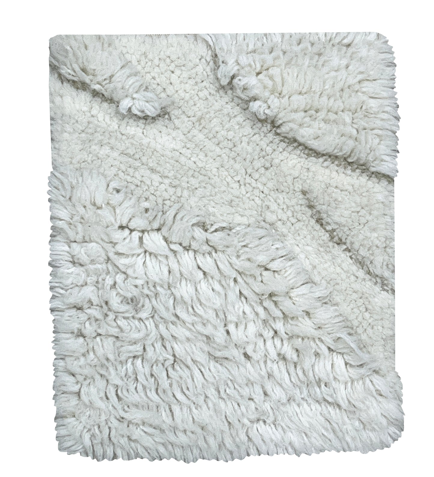 ÉCHANTILLON DE TAPIS LAVABLE DE LAINE ENKANG IVORY