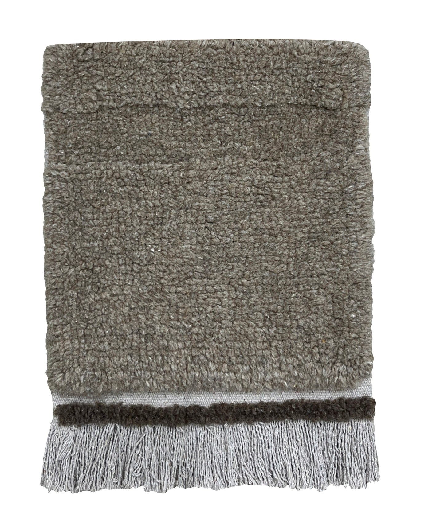 MUESTRA ALFOMBRA LAVABLE DE LANA STEPPE - SHEEP BEIGE