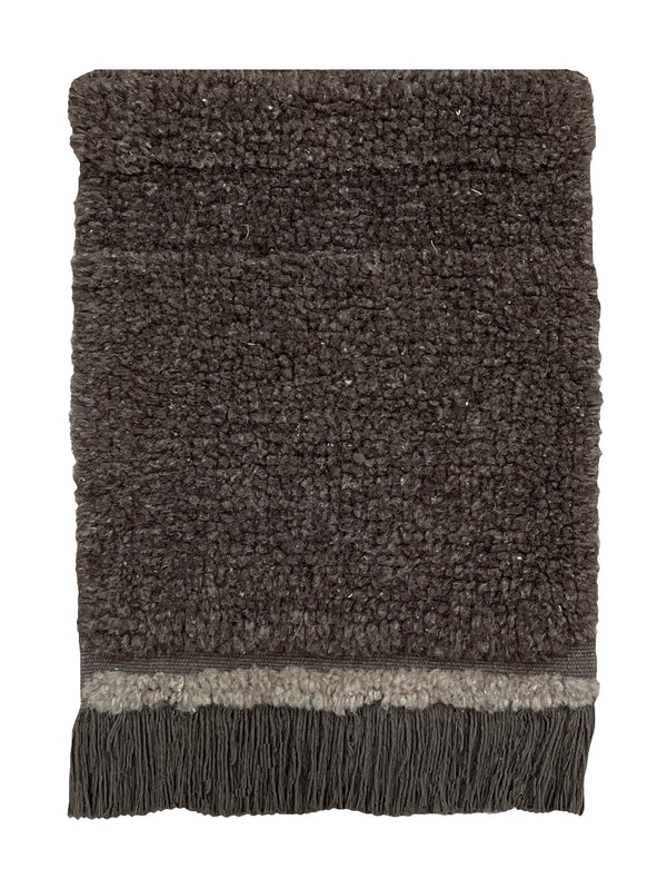 ÉCHANTILLON DE TAPIS LAVABLE DE LAINE STEPPE - SHEEP BROWN