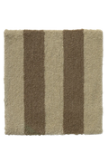 Swatch Washable Rug Cabana Lines Wool Basil And Almond Frost