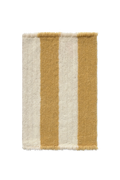 Swatch Washable Rug Cabana Lines Wool Caramel