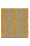 Swatch Washable Rug Cabana Lines Wool Caramel And Moss