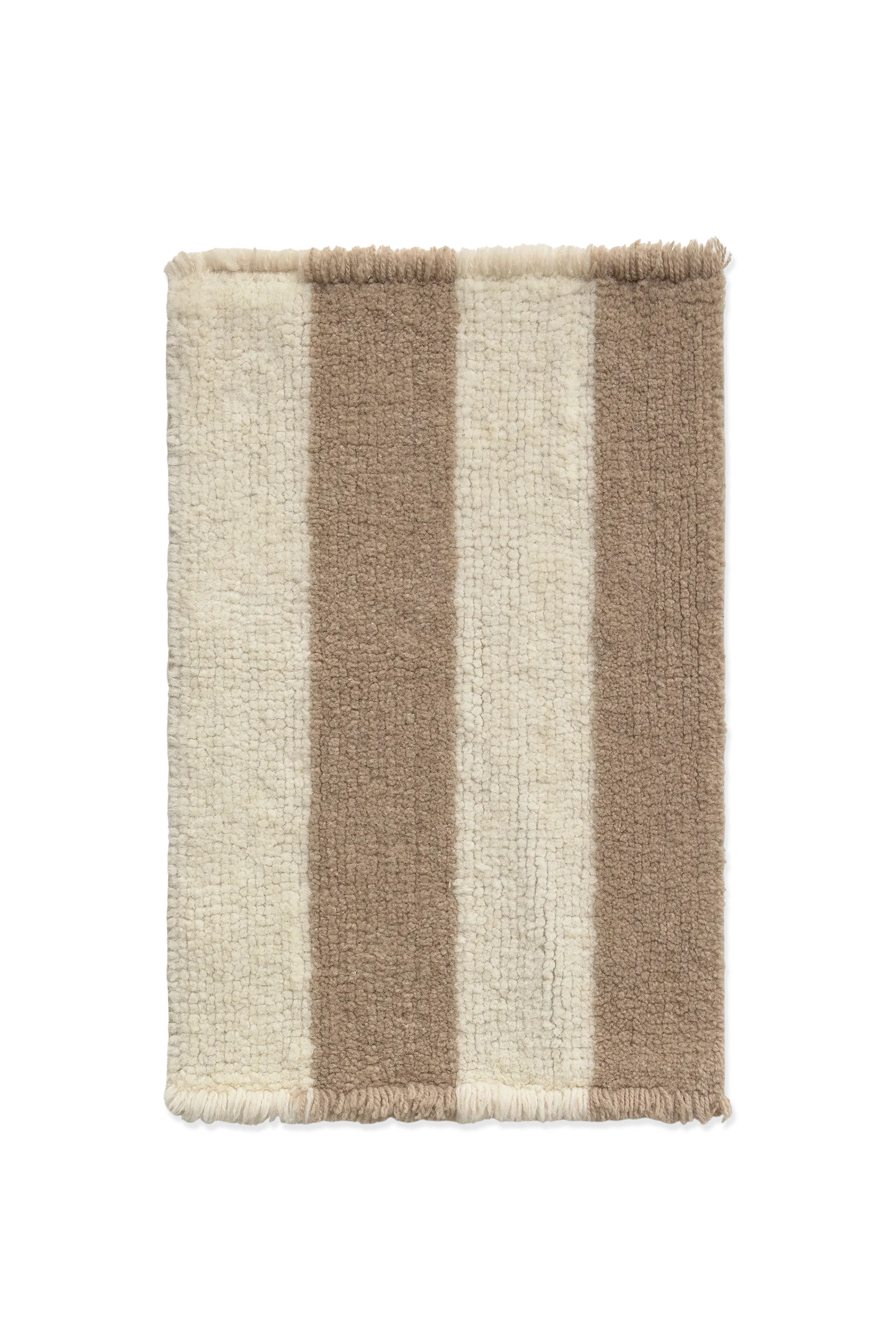 Swatch Washable Rug Cabana Lines Wool Moonlight