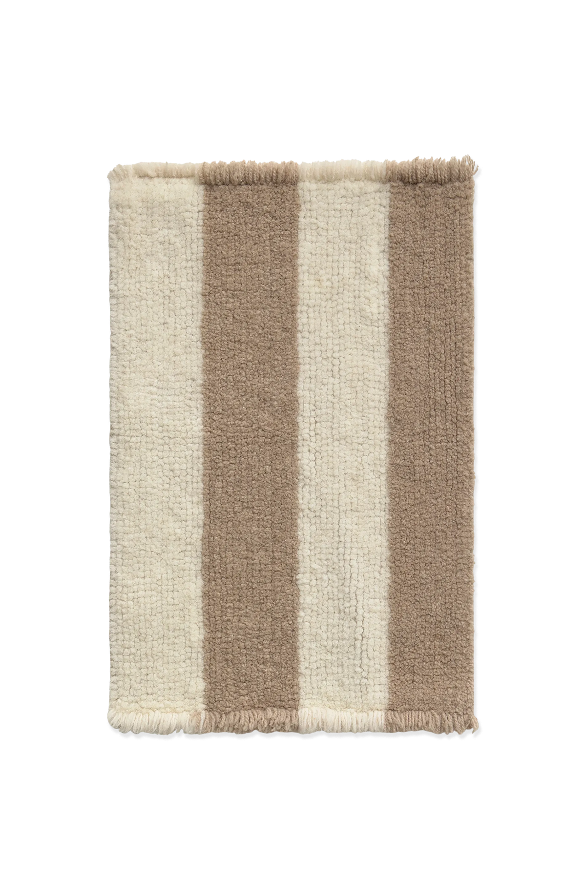 Swatch Washable Rug Cabana Lines Wool Moonlight
