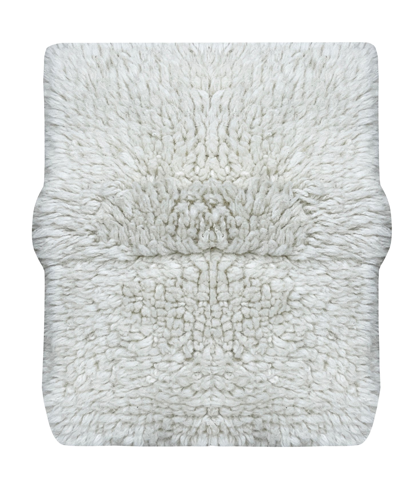 WASCHBARES TEPPICHMUSTER TUNDRA - SHEEP WHITE