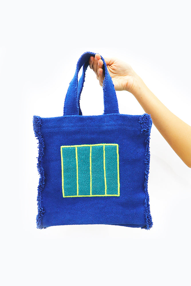 BOLSA DE TELA CELL AZUL