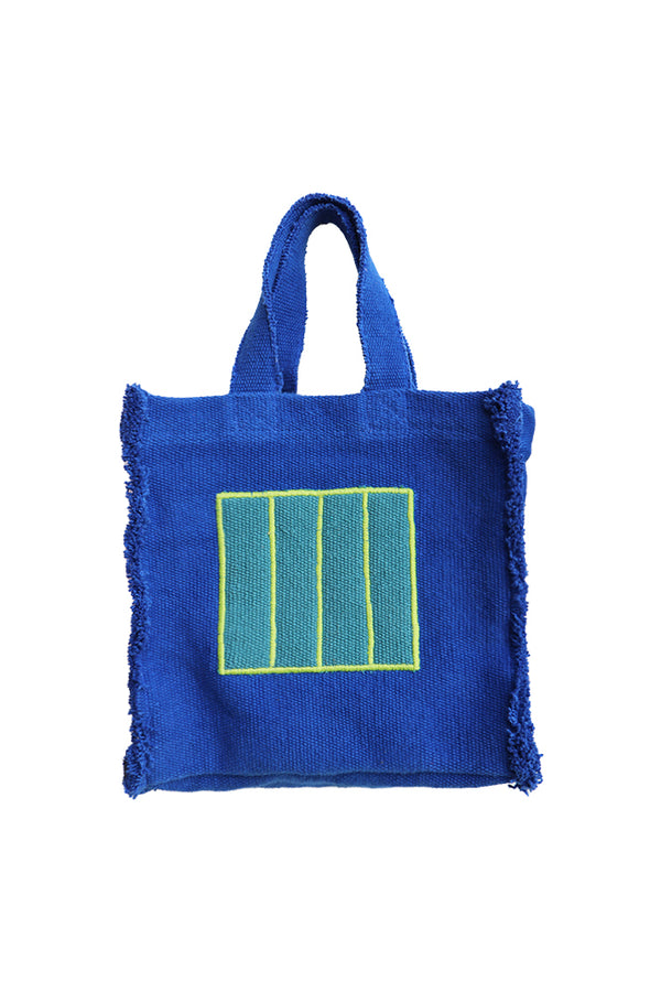 FABRIC HANDBAG BLUE CELL