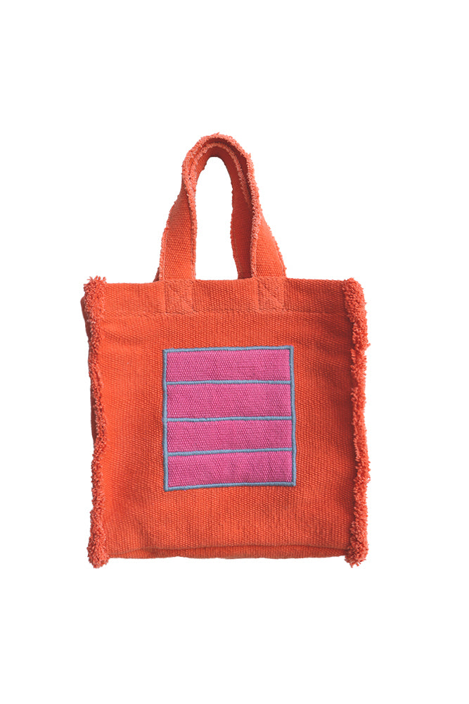 FABRIC HANDBAG ORANGE CELL