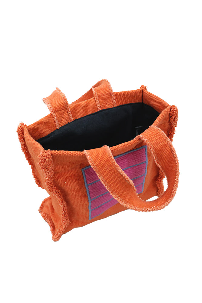 FABRIC HANDBAG ORANGE CELL