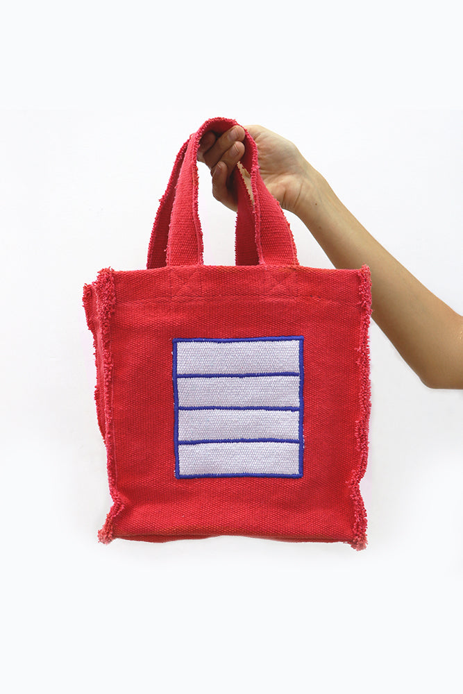 BOLSA DE TELA CELL ROJA