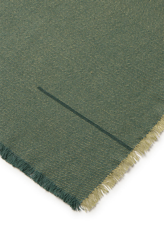 SET AUS 4 SERVIETTEN VERTICAL DUCK GREEN