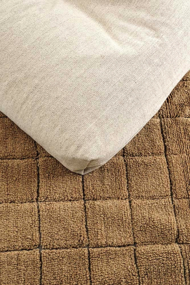 WOOL RUG MOSAIC OCHRE