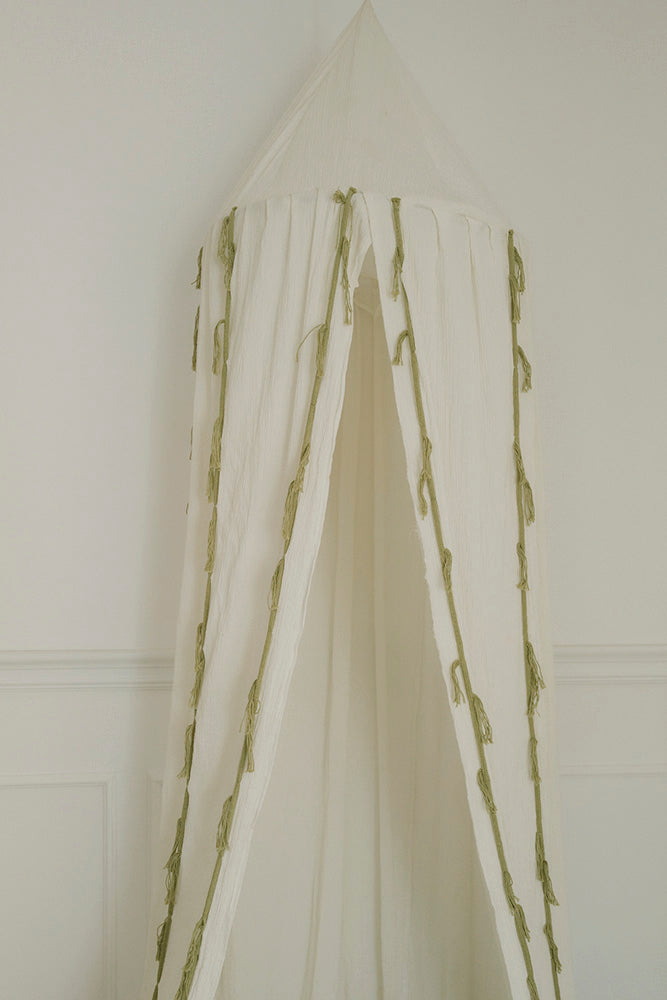 BALDAQUIN CRÊPE SWAN IVORY