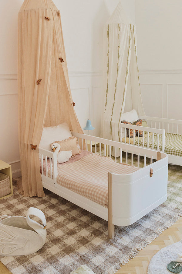 TAPIS LAVABLE VICHY MARRON