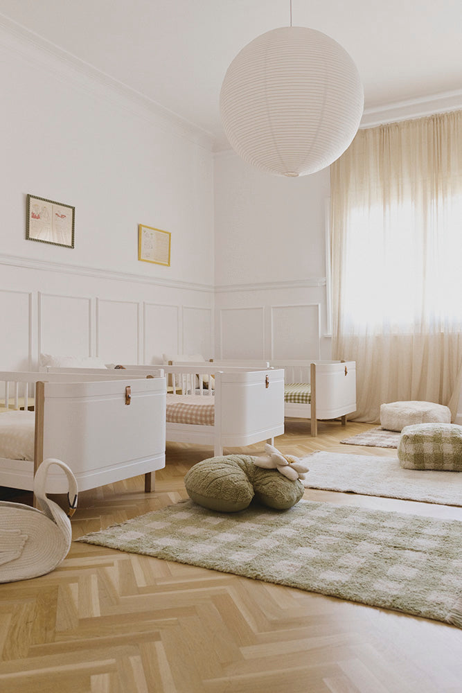 WASCHBARER TEPPICH VICHY MATCHA