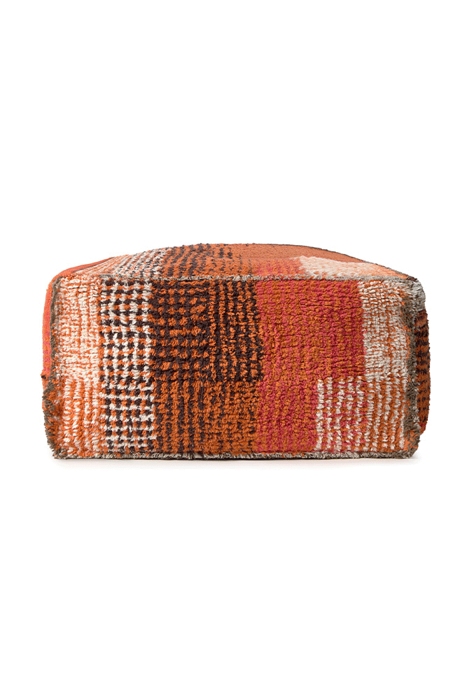 POUF CITY REVERSIBILE MAPLE RED